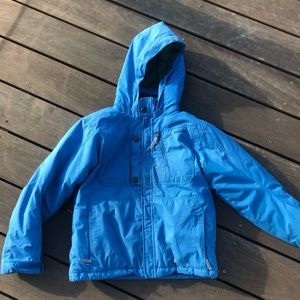 Kids cloudveil blue ski jacket coat 10